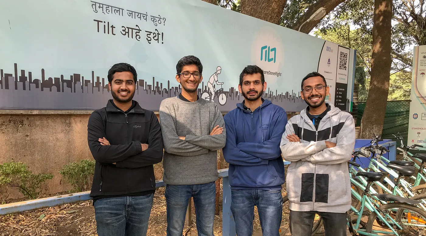 Left to Right: Daksh, Deepak, Sudhir, Rachit