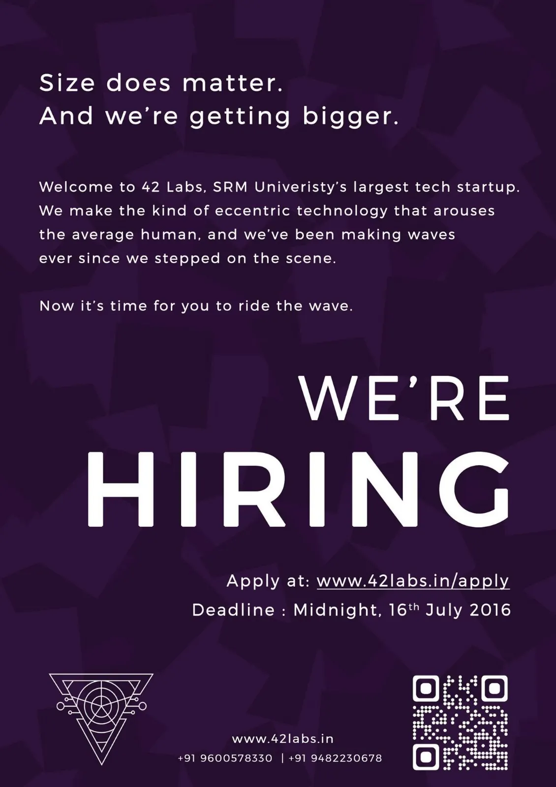 Recruitment campaign