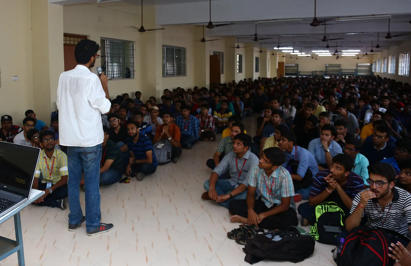 1538 students applied to be a part of 42 Labs and close to a thousand turned up for the hiring process