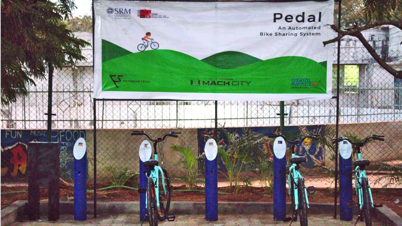 Pedal station at SRM University (Annexure Campus)